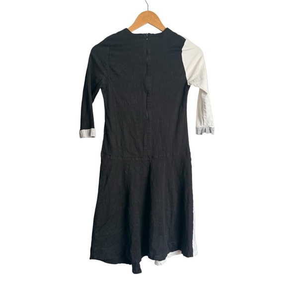 Hadas by Kidichic Girls Black White Knee Length Fancy 3/4 Sleeve Dress Size 18 - Picture 8 of 12